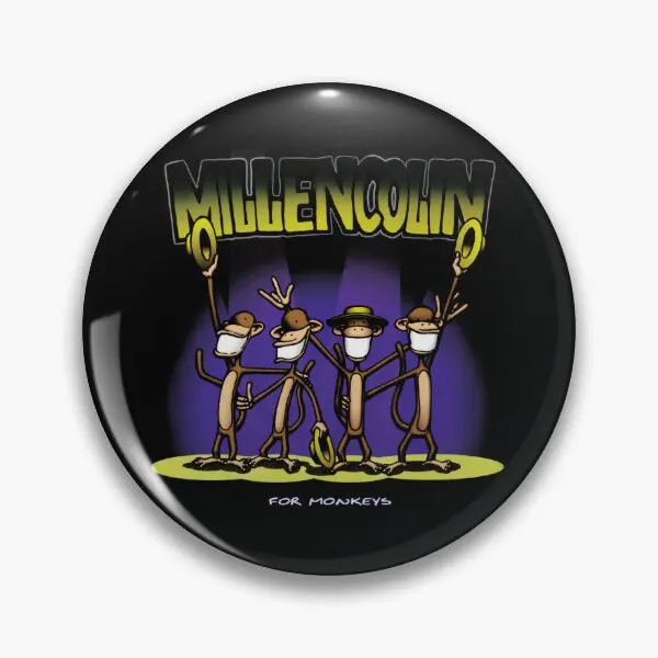 Millencolin Band  Soft Button Pin Funny Gift Creative Brooch Cartoon Lover Clothes Collar Fashion Jewelry Decor Badge Lapel Pin