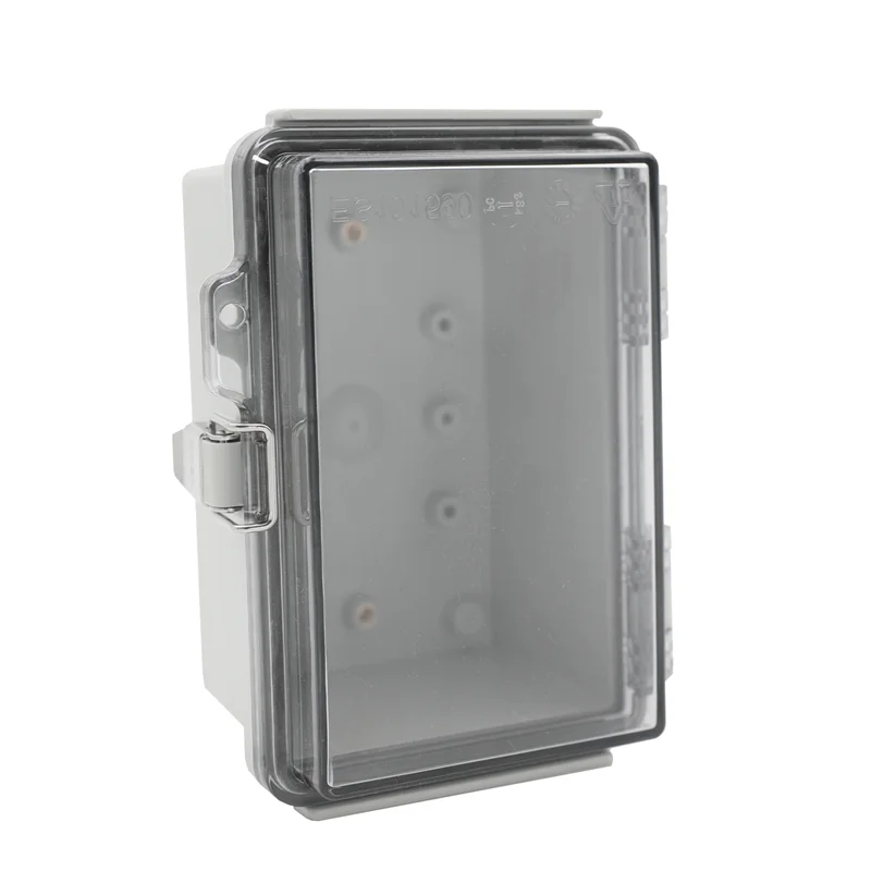 150×100×90mm Insulating ABS Plastic Box For Electronic Circuit Distribution Boards With Transparent Cover Mounting Plate