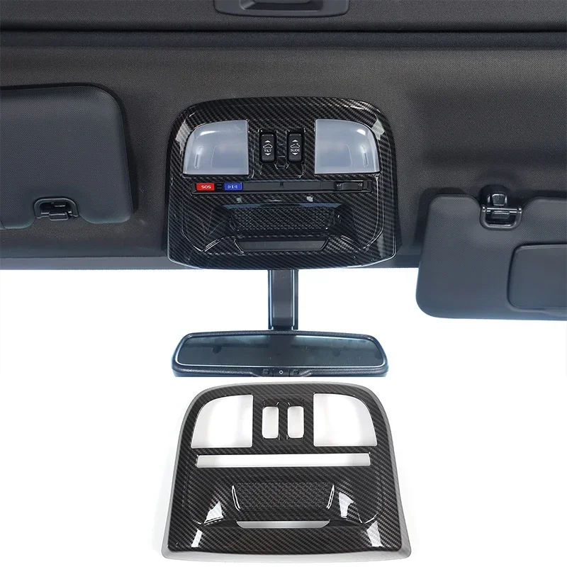 For Subaru WRX2021 2022 2023 ABS Carbon Fiber Car Front Reading Light Frame Car Accessories