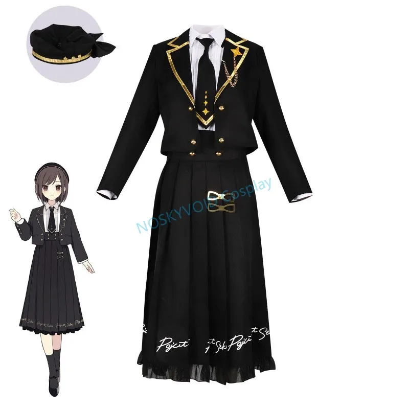 

Project Sekai Shinonome Ena Cosplay Costume Miku:Colorful Stage! Nightcord at 25:00 Enanan Uniform Skirts Game Character Skins