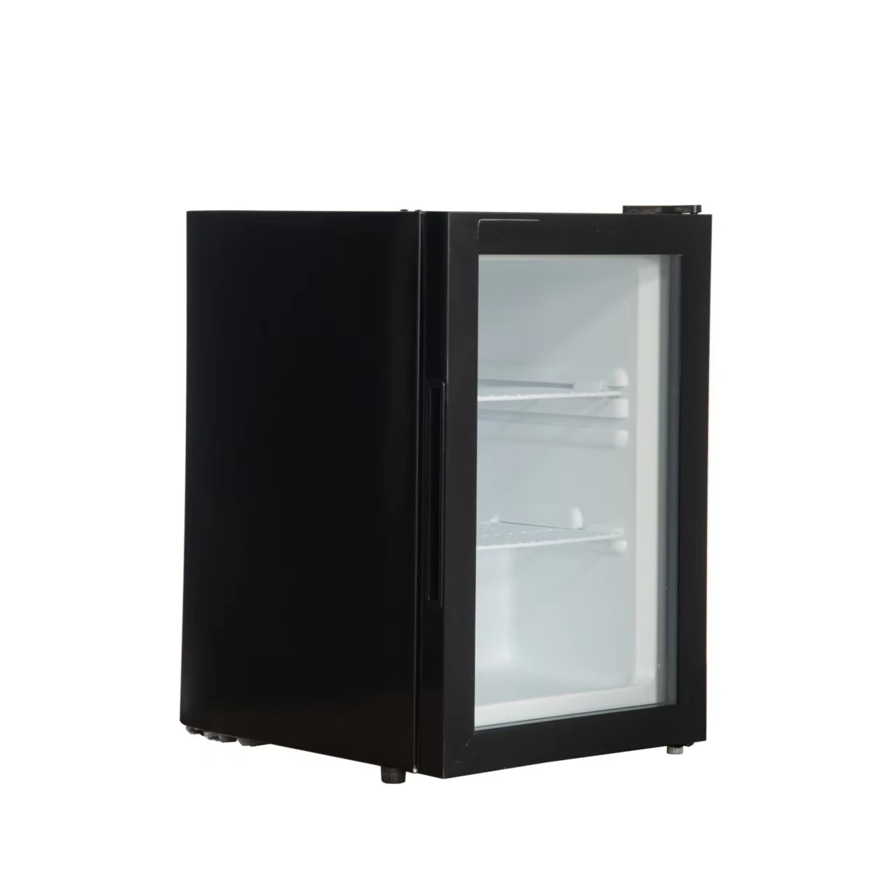 

Небольшой вертикальный холодильник с прозрачной стеклянной дверью — компактный коммерческий охладитель с дисплеем для удобных магазинов/холодильников