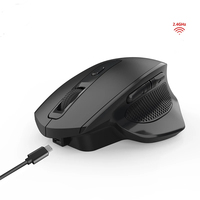Rechargeable Wireless Mouse 2.4G USB Right Hand Vertical Mouse for Computer Laptop Gamer