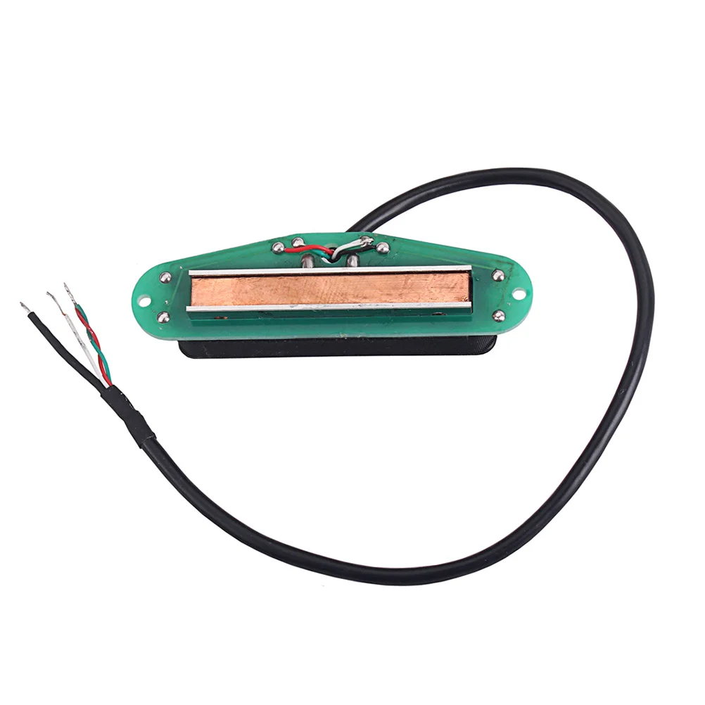 

Dual Rail Humbucker Pickup For Electric Guitar Neck Replacement Green Shielded Noise Cancelling Preamp Acoustic Compatible