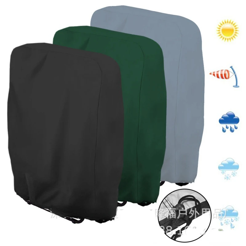 Car storage waterproof cover can be used for outdoor sun folding chair dust cover 210 Oxford cloth  Folding Chairs Cover