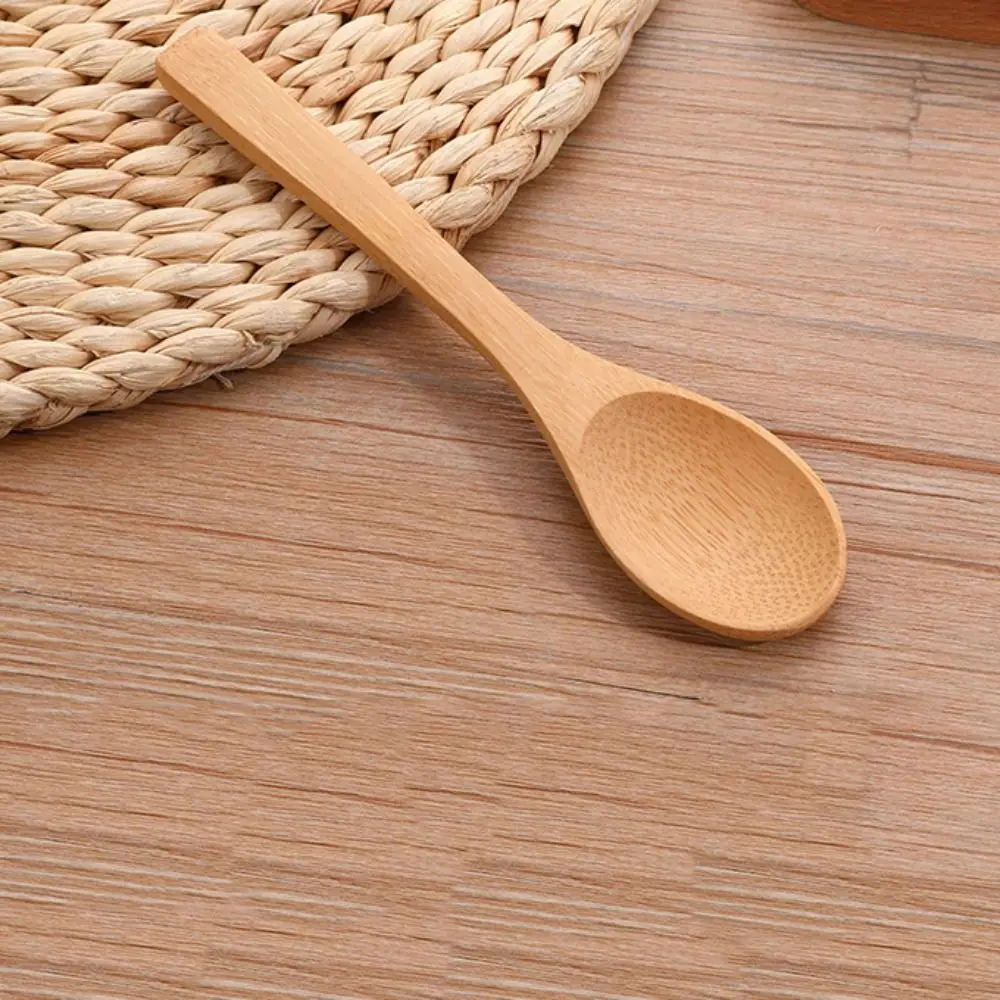 

Kitchen Utensil Japanese Bamboo Spoon Natural Materials Anti-drop Honey Spoon Durable Teaspoon Yogurt
