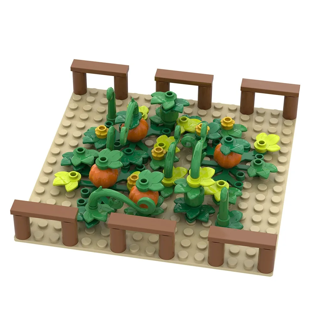 

Конструктор «Тыквенная ферма»: набор для сборки сада и огорода, DIY-сцена осеннего урожая, креативные кирпичики для детей и мальчиков