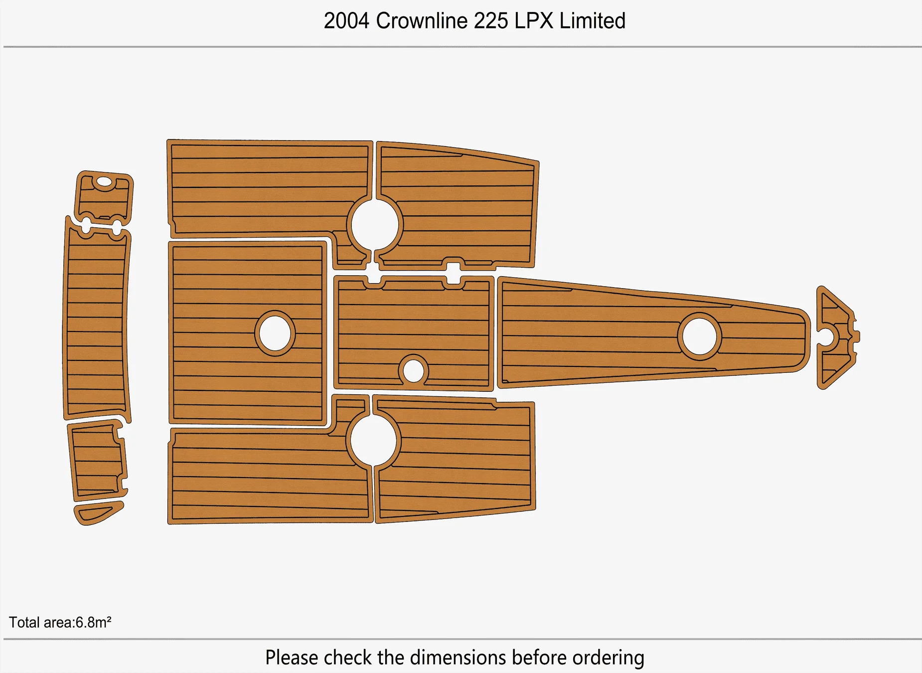 2004 Crownline 225 LPX Limited 1/4