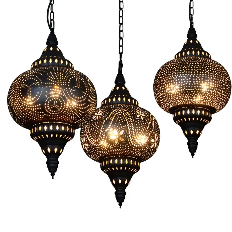 Vintage Chandelier Lights for South East Asia Arabian Style Thai Homestay Club Western Restaurant Network Cafe Booth Bar Light