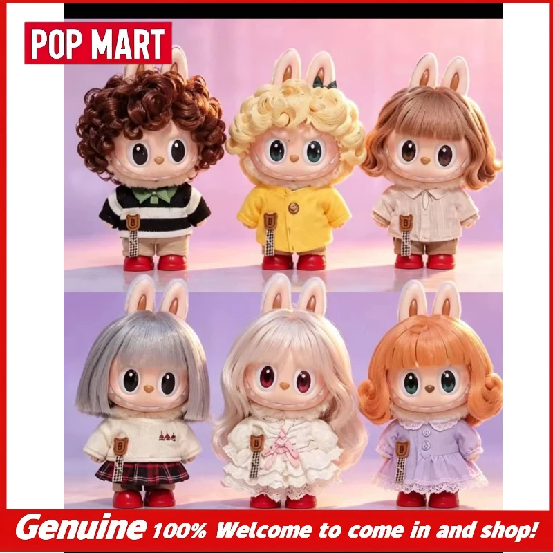 New Genuine Pop Mart Labubu The Monsters Hair Salon Series Blind Boxes Mystery Boxes Hippers Cute Stuff Surprise Box Soft Toy