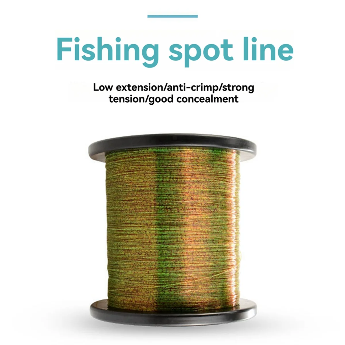 

Portable 1000m Invisible Fishing Line Speckle Fluorocarbon Coating Line L