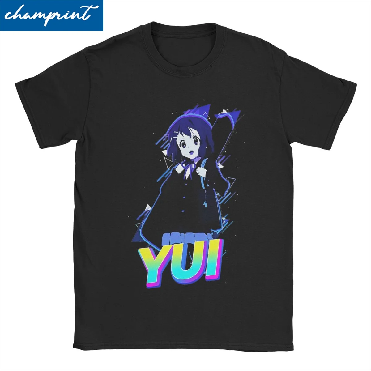 Yui Hirasawa K ON for Men Women T Shirt Comic Anime Humor Tees Short Sleeve Crew Neck T-Shirts Cotton Adult Clothes