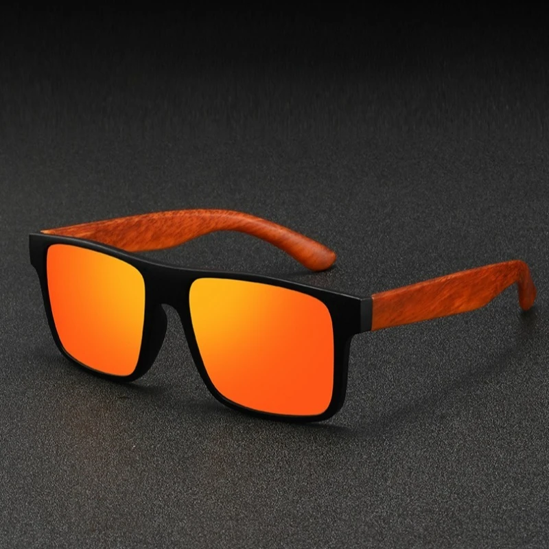 

2026 New Retro Bamboo Wood Sunglasses Unisex Fashion UV Protection Lightweight Eco-friendly Eyewear for Daily Shading