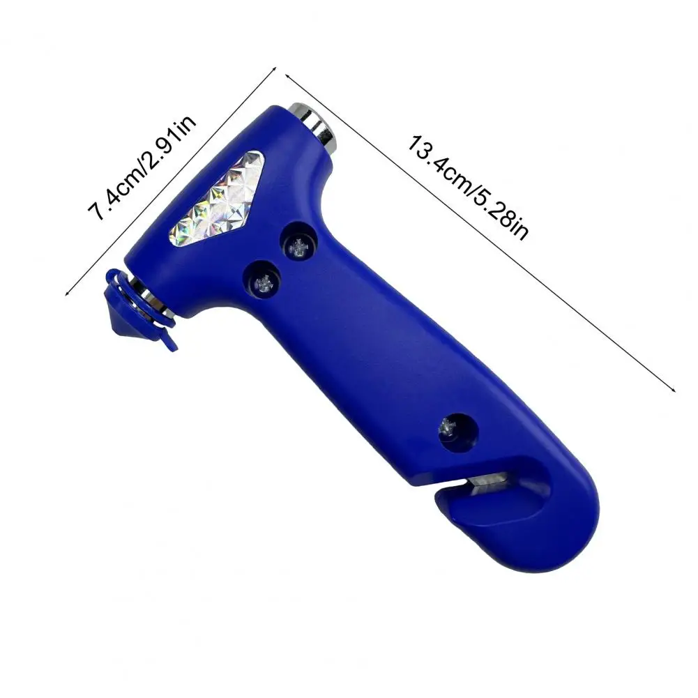 Compact Car Emergency Hammer 3-in-1 Car Escape Tool Emergency Hammer with Seatbelt Cutter Compact Survival Safety for Vehicle