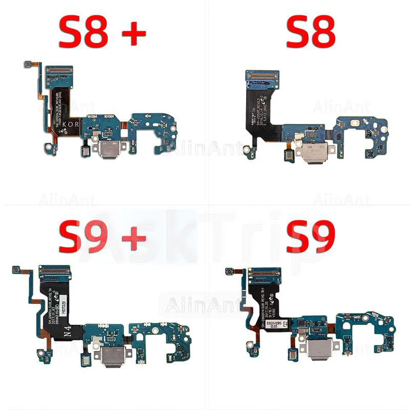 

Aiinant Bottom Charging USB Date Dock Microphone Charger Flex Cable For Samsung Galaxy S8 S9 Plus + G950U G955U G960U G965U