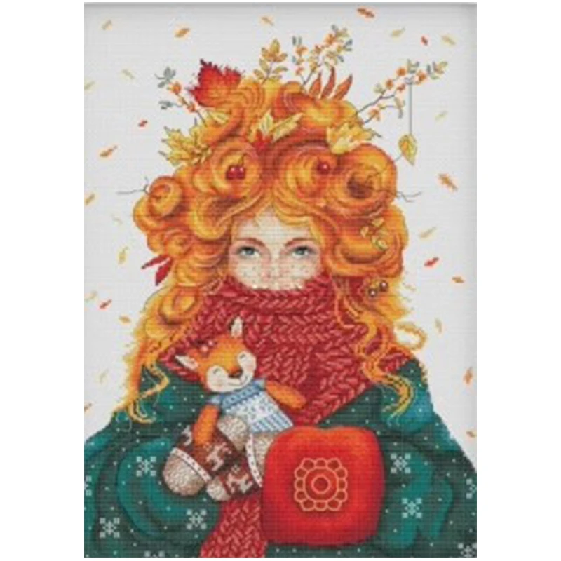 

8113 комплекты для вышивки крестиком Набор для вышивки крестиком своими руками Рождественская Вышивка Полный Комплект иглы для рукоделия искусство и ремесло