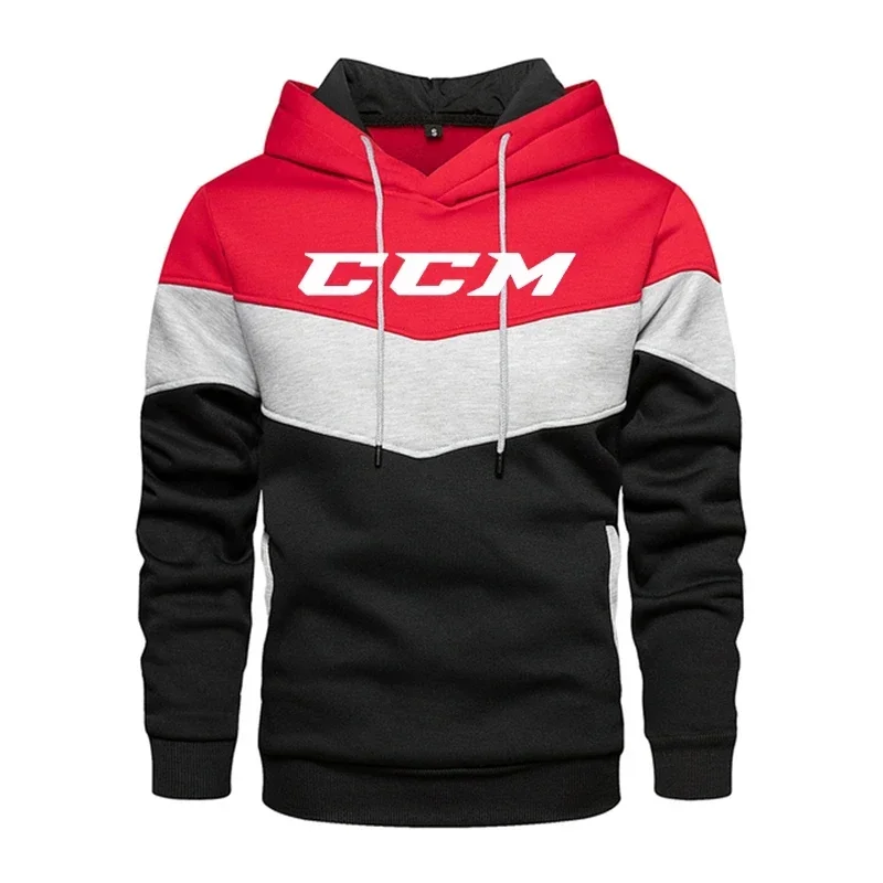 CCM 2024 Autumn/Winter New Men\'s Sports Hoodie Men\'s Fashion Printed Long Sleeve Men\'s Sports Fitness Hoodie Couple