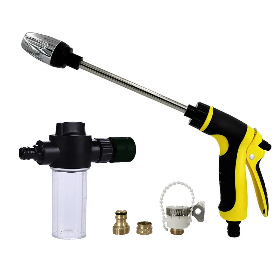 Portable High Pressure Water Gun Spray Nozzle for Car Wash Auto Home Garden - Car Cleaning Accessory