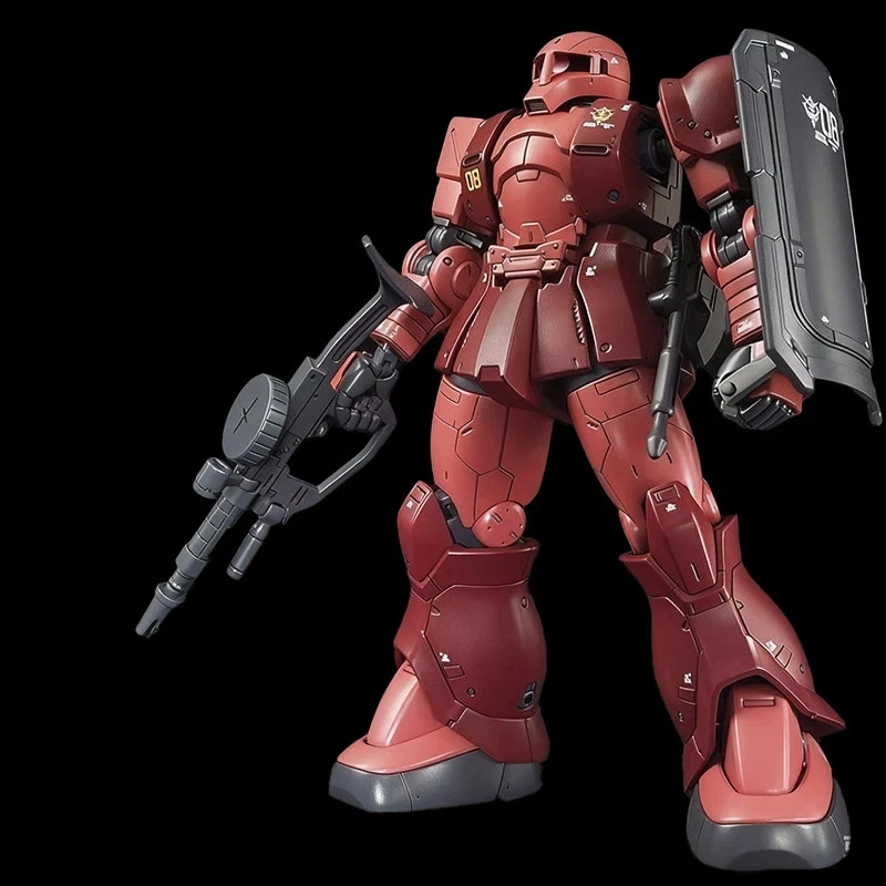 

HG MS 05 Red Zaku I Char Aznable Exclusive Mobile Suit 1 144 Scale Assembly Model Kit With Water Decal Adult Hobby Collection
