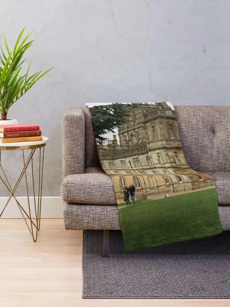 Highclere Castle / Downton Abbey Throw Blanket Hairy valentine gift ideas Blankets