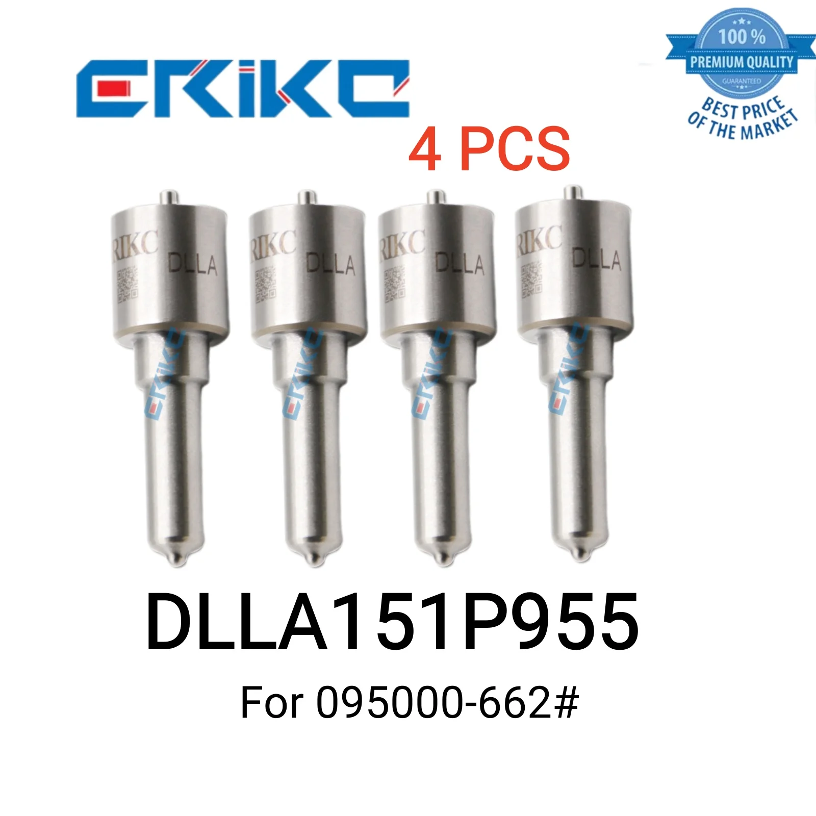 

4 PCS DLLA151P955 093400-9550 Nozzles Injection DLLA 151 P 955 Spraying Nozzles DLLA 151P955 Injector Nozzlefor 095000-662#