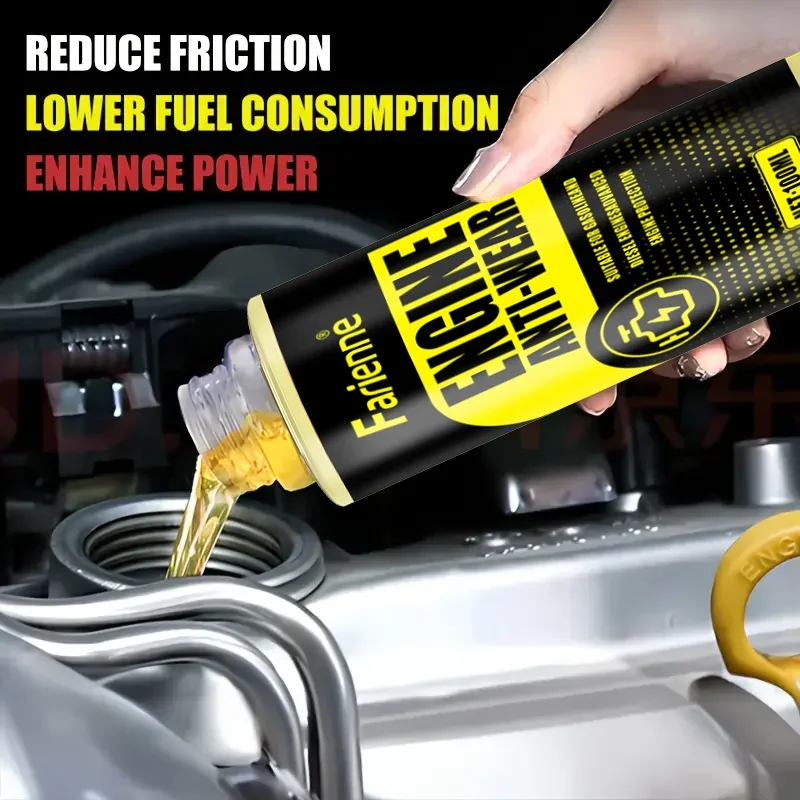 KJM 100ml New Engine Anti-Wear Additive - Reduce Noise, Eliminate Blue Smoke, Boost Combustion for Car and SUV Engines