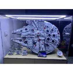 Acrylic Display Light Case For LEGO 75192 Star Wars Millennium Falcon Vertical style (Fast shipping)