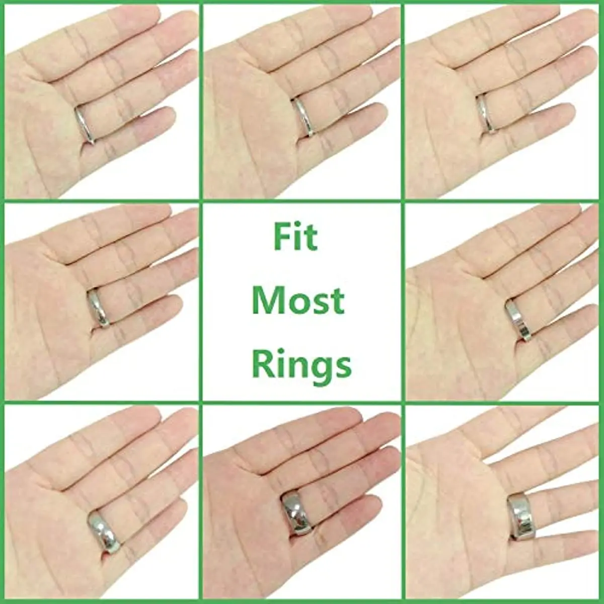 Ajustador de tamaño de anillo para anillos sueltos, para cualquier anillo, espaciador de reductor de tamaño, protector de anillo