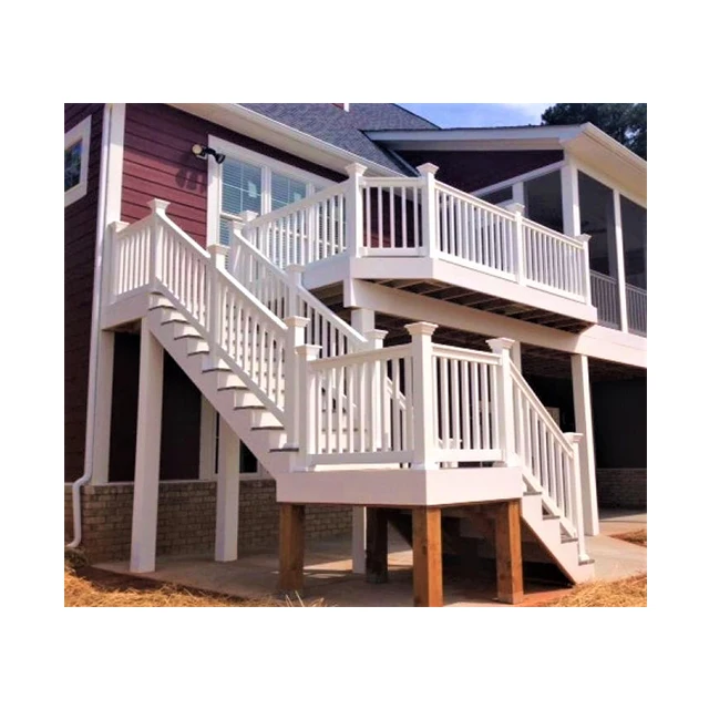 

6 футов X 3 фута, новейший современный дизайн, напрямую с фабрики, пластиковые перила из ПВХ и перила для лестниц