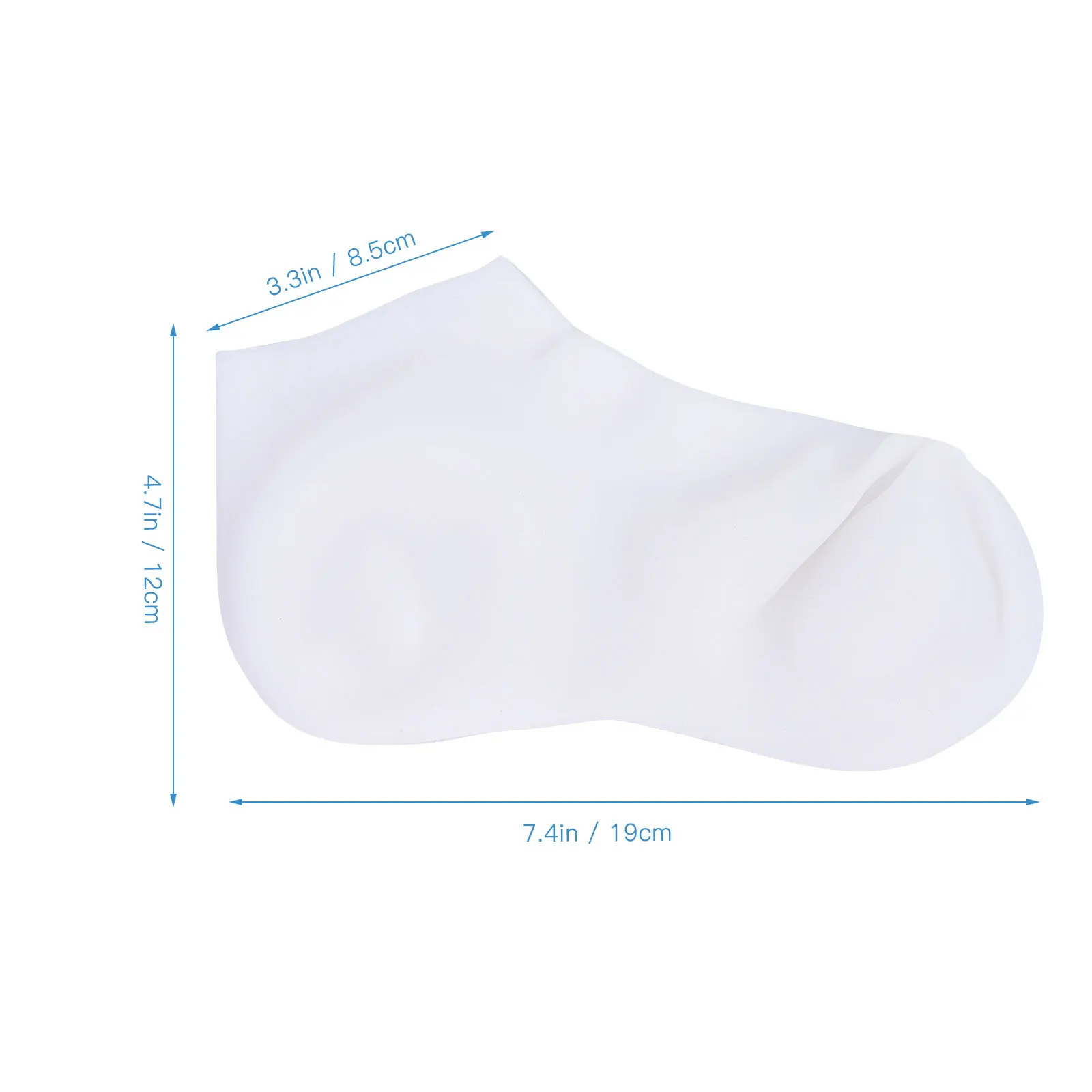 1 par de calcetines para el cuidado de los pies, calcetín hidratante Natural antiseco para tratamiento de los pies para la piel suave, herramienta de cuidado de la piel Unisex de alta elasticidad