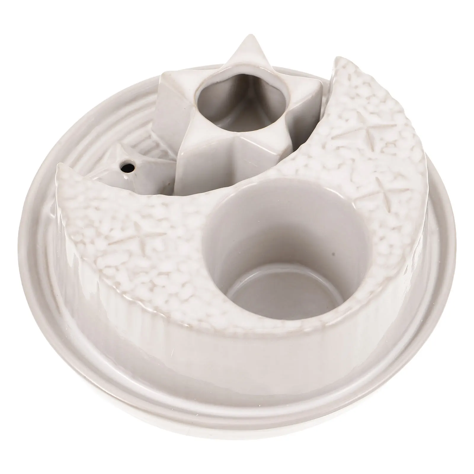 

Ceramic Incense Stick Stand Sage Burner Smooth Simple Design Ash Collector for Bedroom Living Room Office Sage Holder Burner