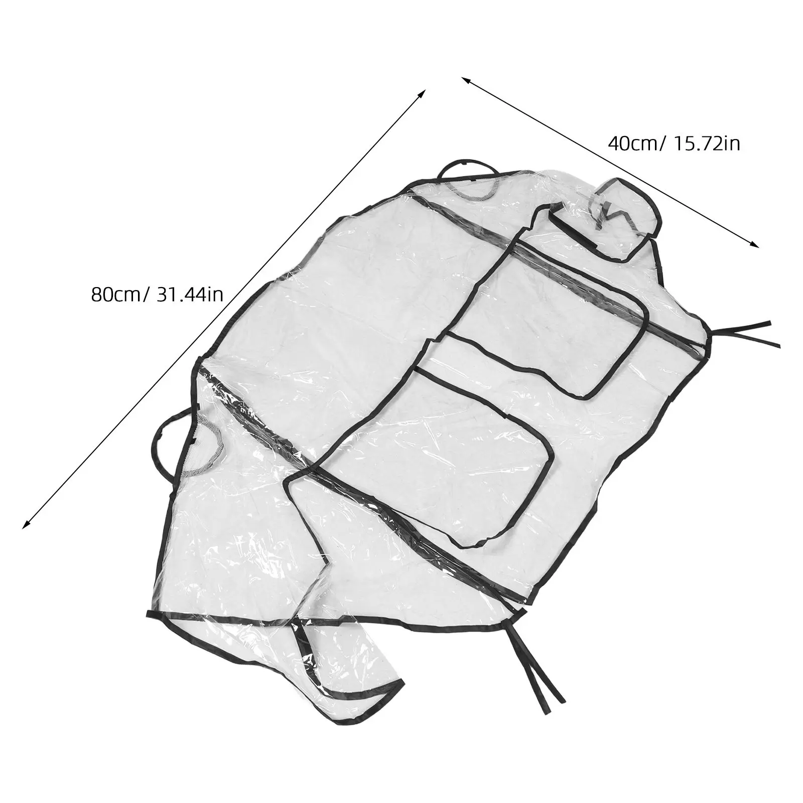 Double Stroller Rain Cover Waterproof Windproof Clear Thick PVC Shield Twin Pram Rain Protector Outdoor Baby Stroller Raincoat 5