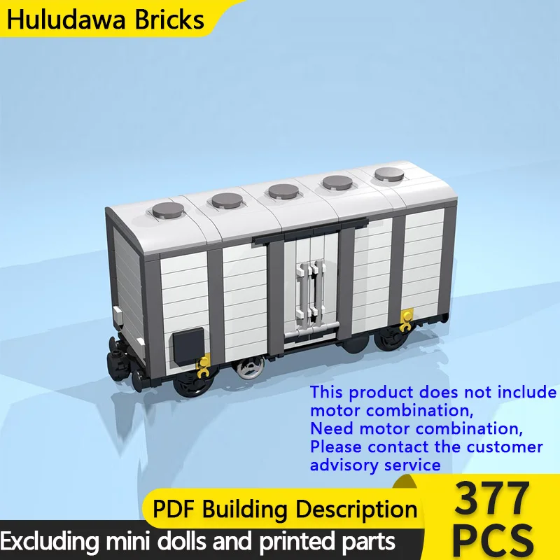 

Модель городской автомобиль MOC, строительные кирпичи, 4-колесный белый многофункциональный вагон, модульная технология, детские праздничные подарки, сборка игрушек, костюм