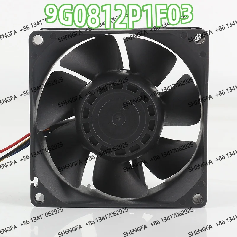 New San Ace 8038 12V 0.58A 9G0812P1F03 server ultramicrocase Four-wire temperature control Case Fan