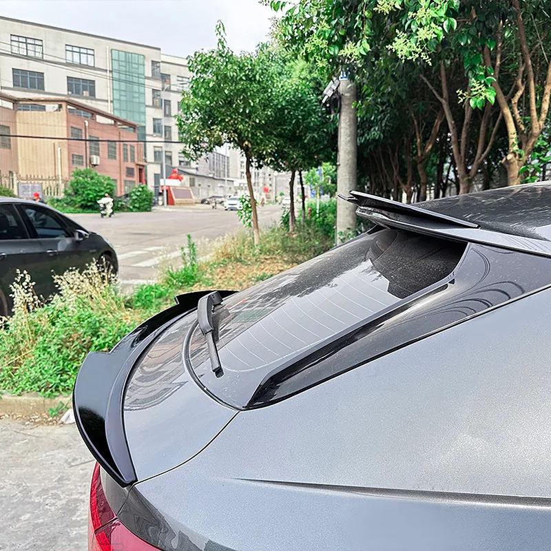 

For Audi Car Rear Top Wing Spoiler Trim Frame Fit For Audi Q3 F3 Sportback 2019 2020 2021 2022 2023 2024 Car Accessories