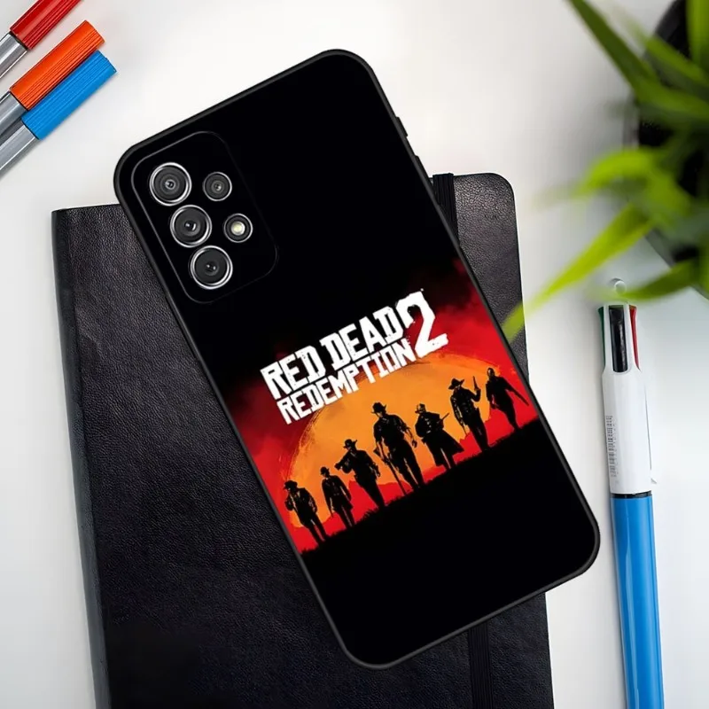 Red Dead Redemption 2 Phone Case For Samsung Galaxy A31 A33 A21 A52 A13 A22 A02 A53 A50 A32 A73 A40 A20 A23 Back Cover image 5