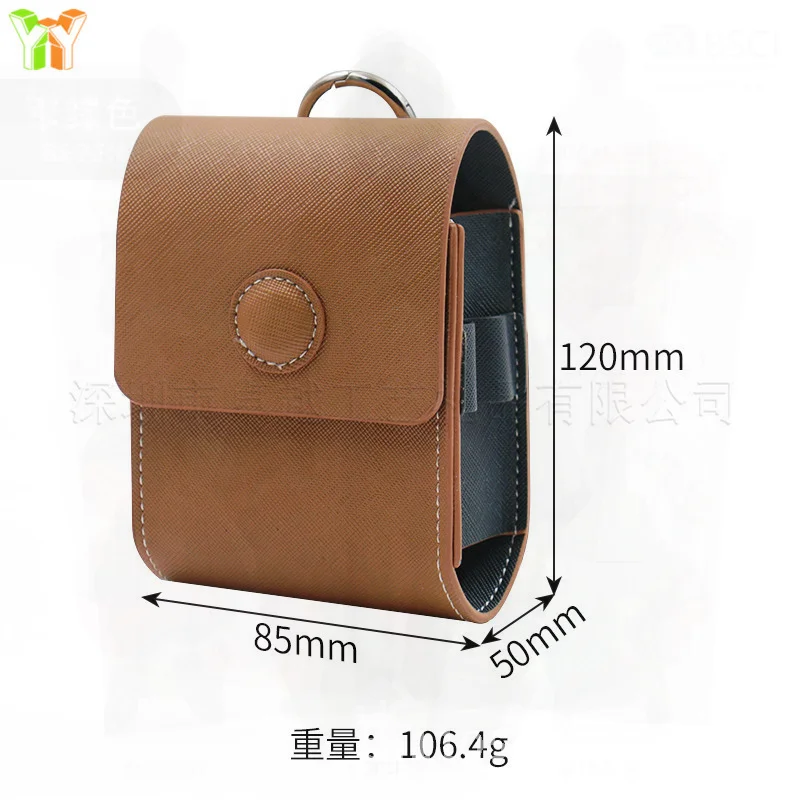 leather-golf-bag-waist-hanging-range-finder-case-magnetic-absorption-storage-outdoor-sports-fitness-equipment-light-brown