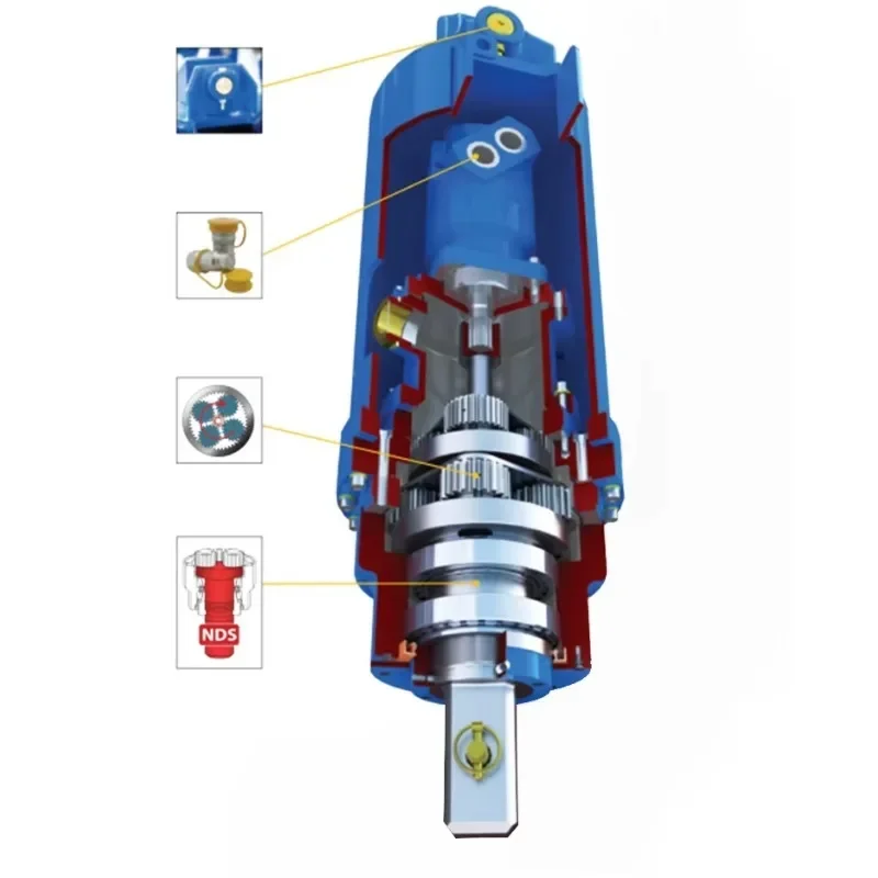 Hydraulic Earth Auger Drill, Excavator Mounted Screw Pile Driver, Ground Drilling Post Hole Digger Attachment