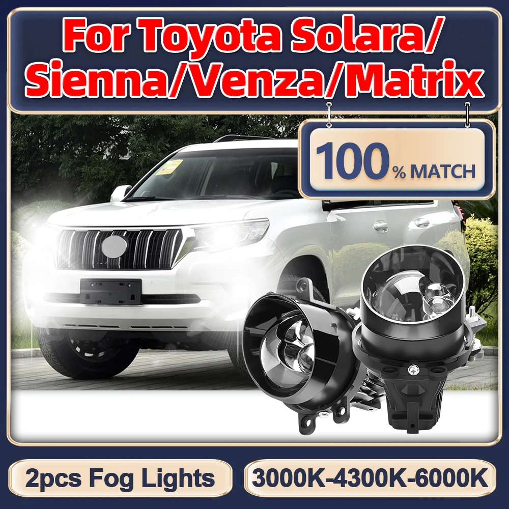 

3-дюймовые автомобильные противотуманные фары Bi Direct Laser LED линзы проектора противотуманные фары 20000LM высокой мощности 3000K 4300K 6000K для Toyota 4Runner Camry