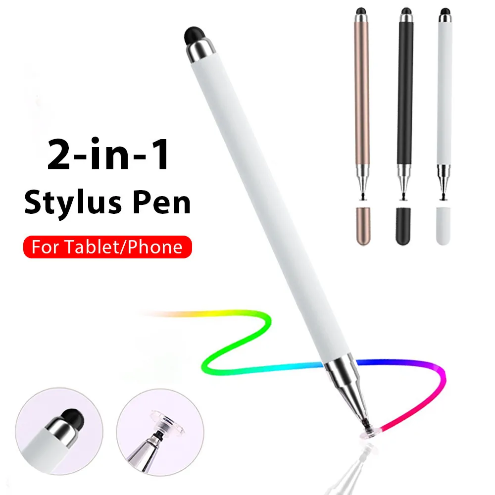 

Universal 2 in 1 Stylus Touch Pen For Samsung Tab A9 Plus 11 inch 2023 Tab S9 FE+ Plus 12.4 S9 S8 Plus S7 FE A8 A7 S6 S7 Lite