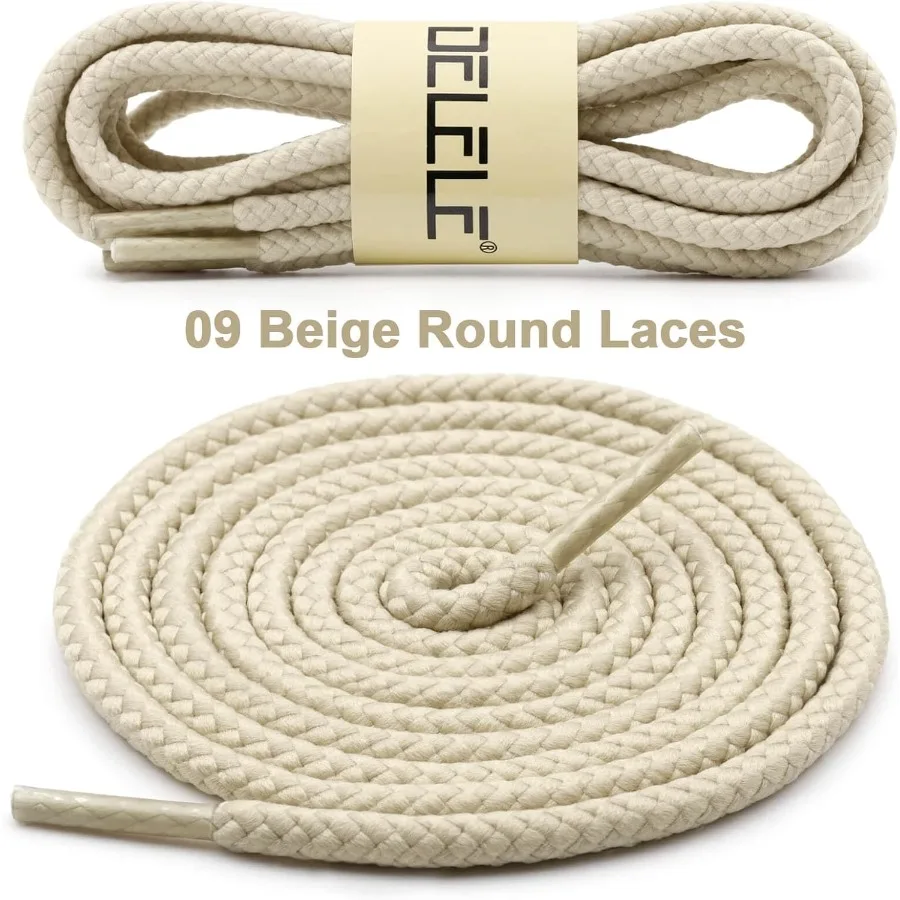 المشي لمسافات طويلة المضفرة المستديرة: أربطة أحذية تسلق العمل للأحذية 2 P