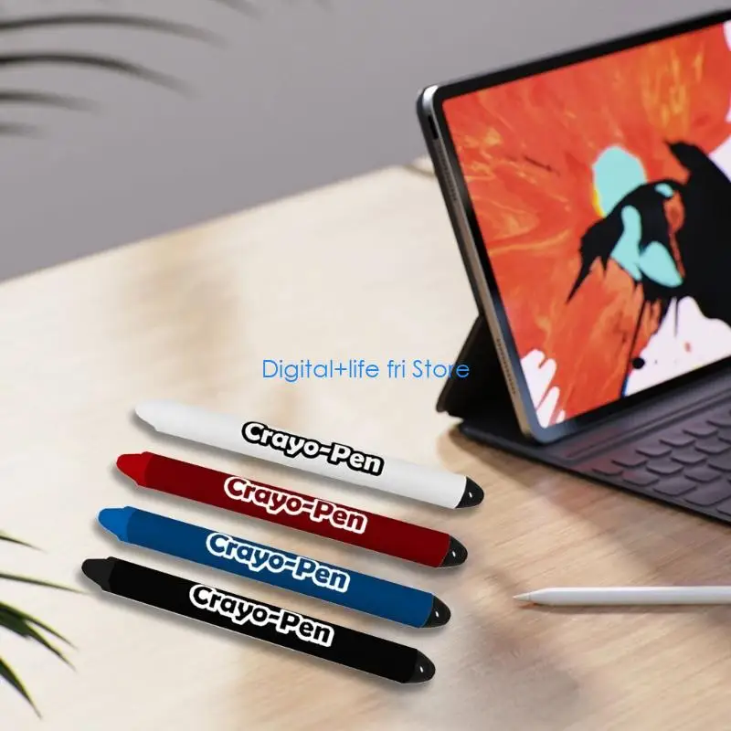 

E06D Ручка для планшетов с мягким наконечником Детский блокнот для рисования Планшеты Устройство для письма Ручка