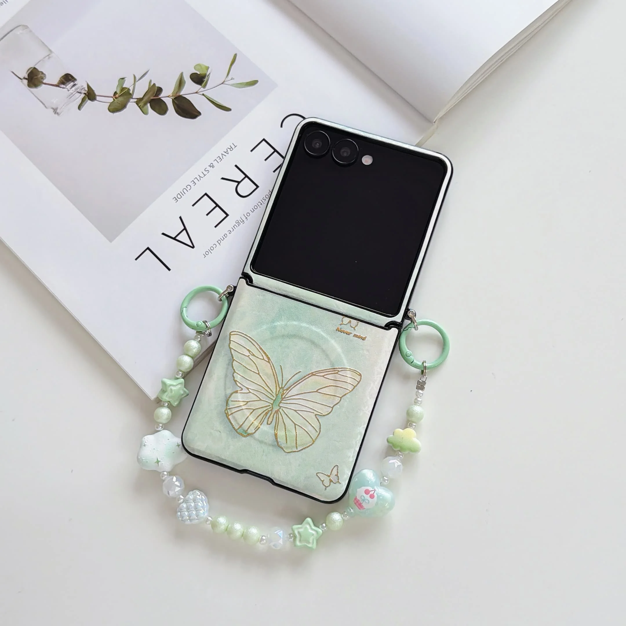 For Samsung Galaxy Z Fold 8 Shockproof Case With Hinge Protect With Cute Butterfly Pattern For Magsafe Wireless Charging Cover