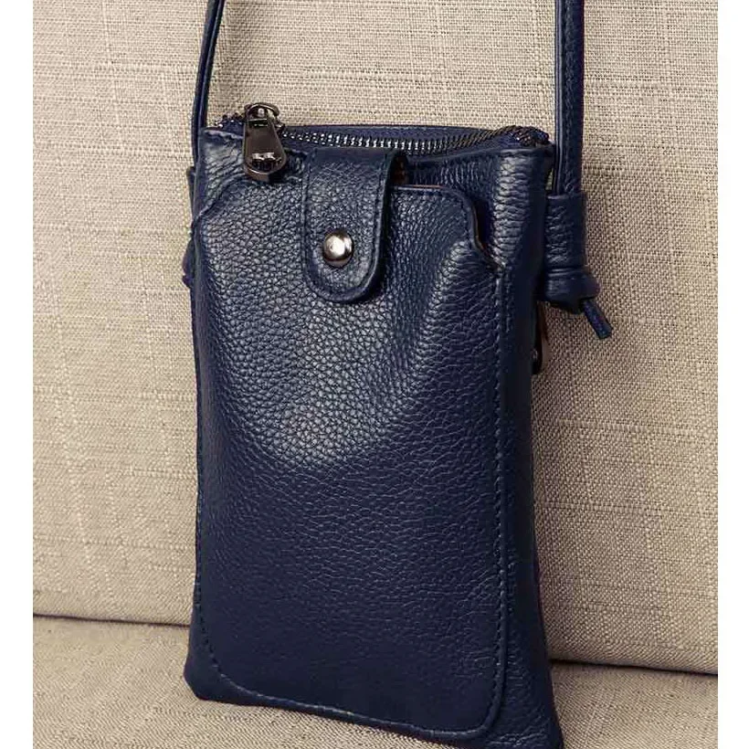 Mini bolsa de embreagem de couro genuíno para mulheres, sacos crossbody, bolsa de ombro macia, pequena, mensageiro, nova chegada, 2023