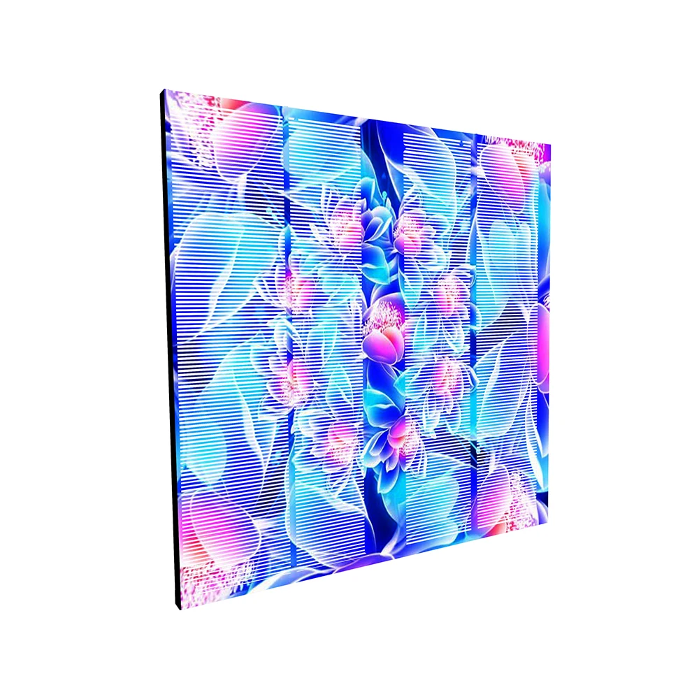 Indoor P3.91 Advertising LED Transparent Screen, Wall Mounted Video Wall, Glass Windows for Elevator