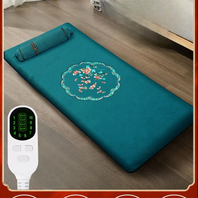 

Hot Compress Mugwort Mattress Electric Heating Pad Embroidery Moxibustion Mat Markdown Wellness Heat Mat Therapeutic Warm Pad