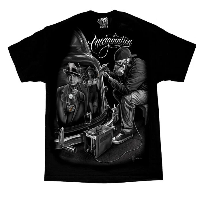 DGA David Gonzales Imagination Lowrider Chicano Art T Shirt