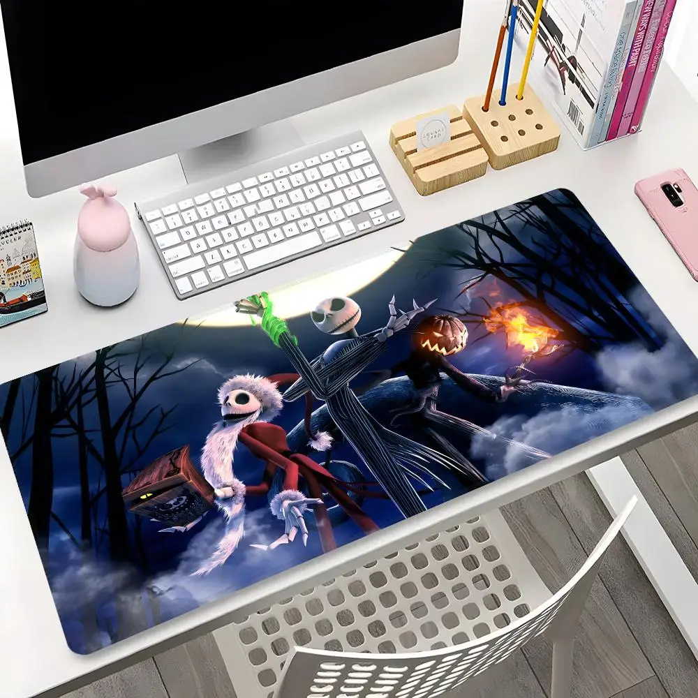 NightmareS BeforeS Christmas Mouse Pad Gaming Locking Edge Big Computer Fashion Gamer Large Raber Art Mousepad Laptop Desk Mat