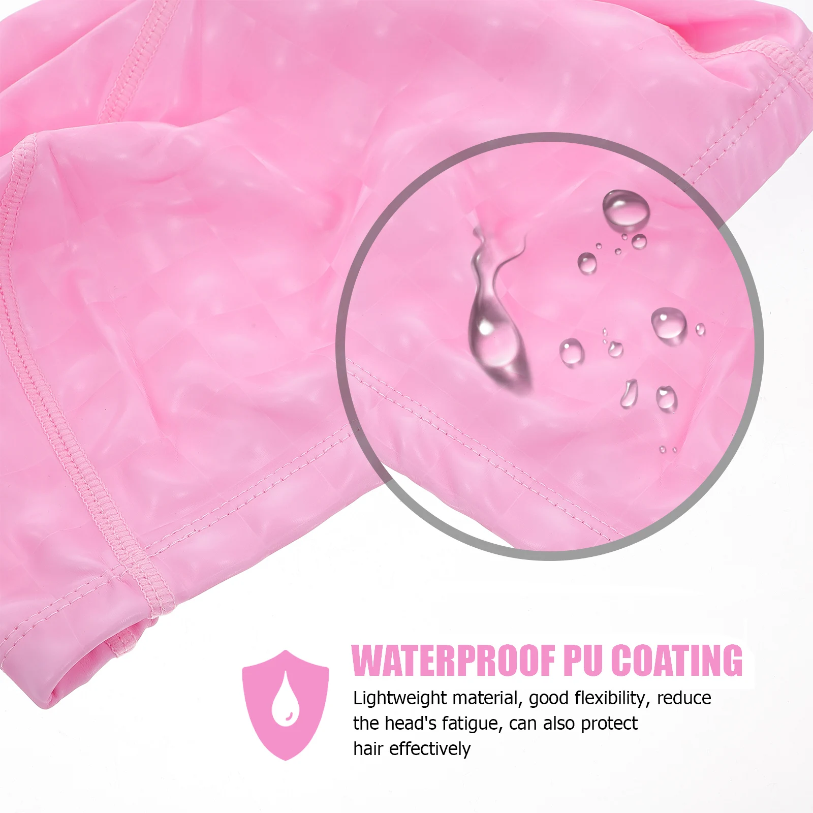 

Lightweight Waterproof Swimming Caps For Adults Durable Comfortable Skin-Friendly Swim Hats Long Hair Protection Pool Activities