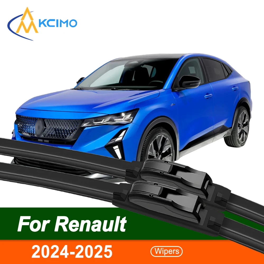 

Quiet Wiper Blades Universal Black Windshield Wipers for Cars with Noise Reduction Technology For Renault Rafale DHN 2024-2025