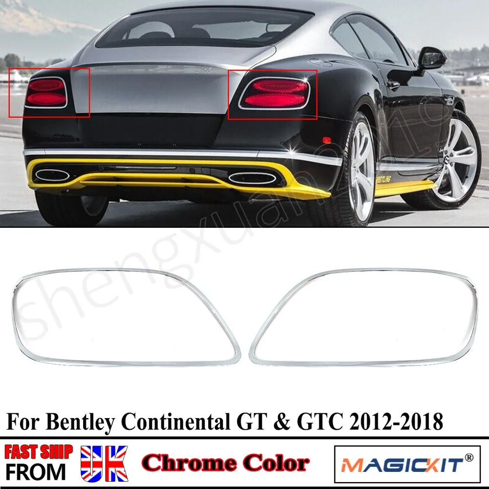 

Крышка заднего фонаря для Bentley Continental GT GTC 2-дверный 2012-2018 задняя накладка задние фонари диски лампы хромированная рамка автозапчасти